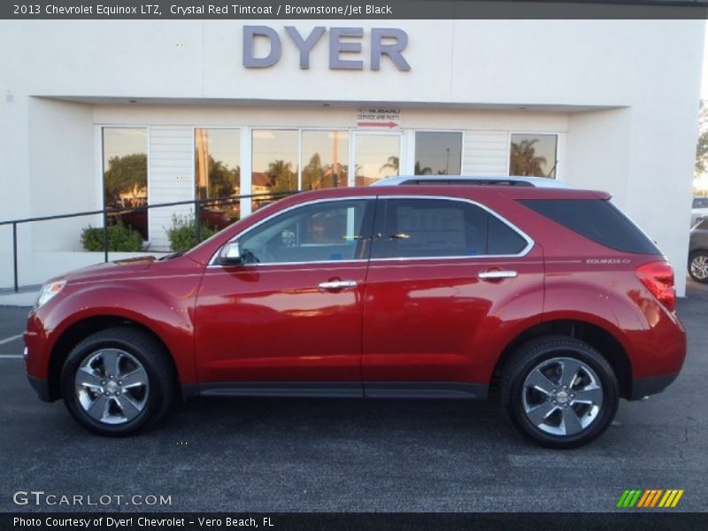 Crystal Red Tintcoat / Brownstone/Jet Black 2013 Chevrolet Equinox LTZ