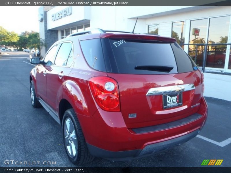 Crystal Red Tintcoat / Brownstone/Jet Black 2013 Chevrolet Equinox LTZ