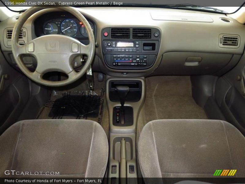Dashboard of 1996 Civic DX Sedan