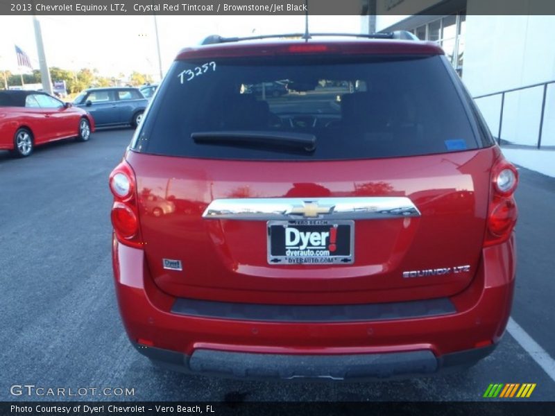 Crystal Red Tintcoat / Brownstone/Jet Black 2013 Chevrolet Equinox LTZ