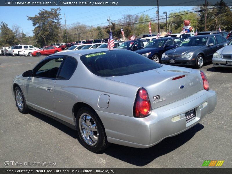 Silverstone Metallic / Medium Gray 2005 Chevrolet Monte Carlo LS