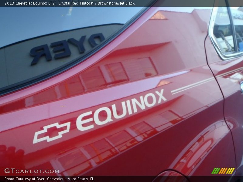 Crystal Red Tintcoat / Brownstone/Jet Black 2013 Chevrolet Equinox LTZ