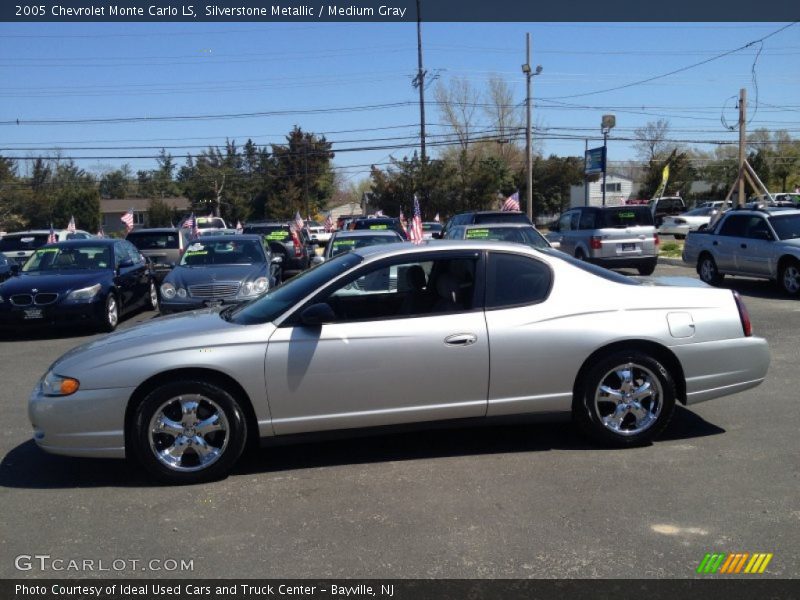 Silverstone Metallic / Medium Gray 2005 Chevrolet Monte Carlo LS