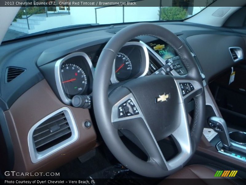 Crystal Red Tintcoat / Brownstone/Jet Black 2013 Chevrolet Equinox LTZ