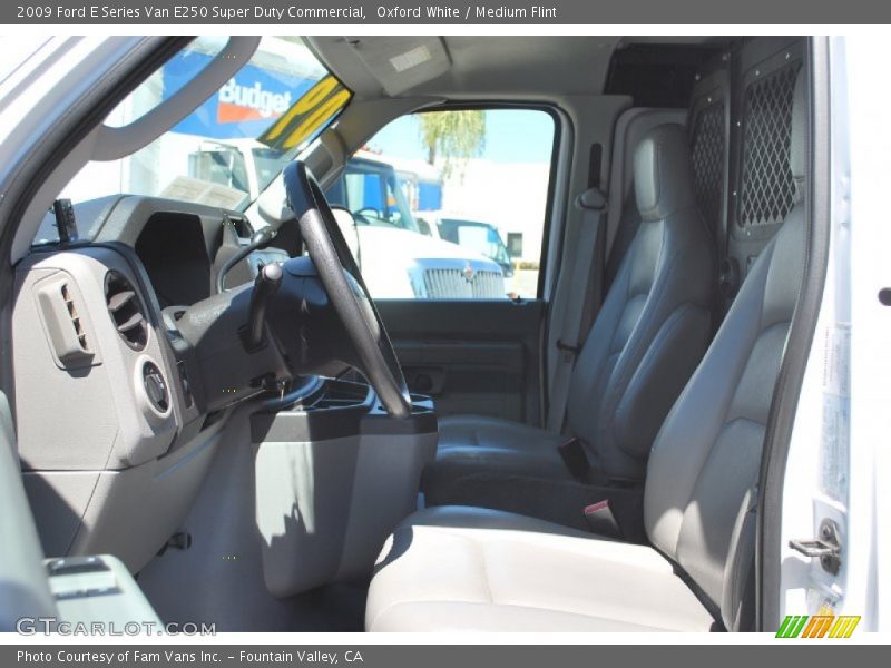 Oxford White / Medium Flint 2009 Ford E Series Van E250 Super Duty Commercial