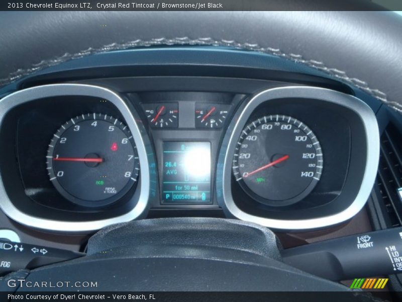 Crystal Red Tintcoat / Brownstone/Jet Black 2013 Chevrolet Equinox LTZ