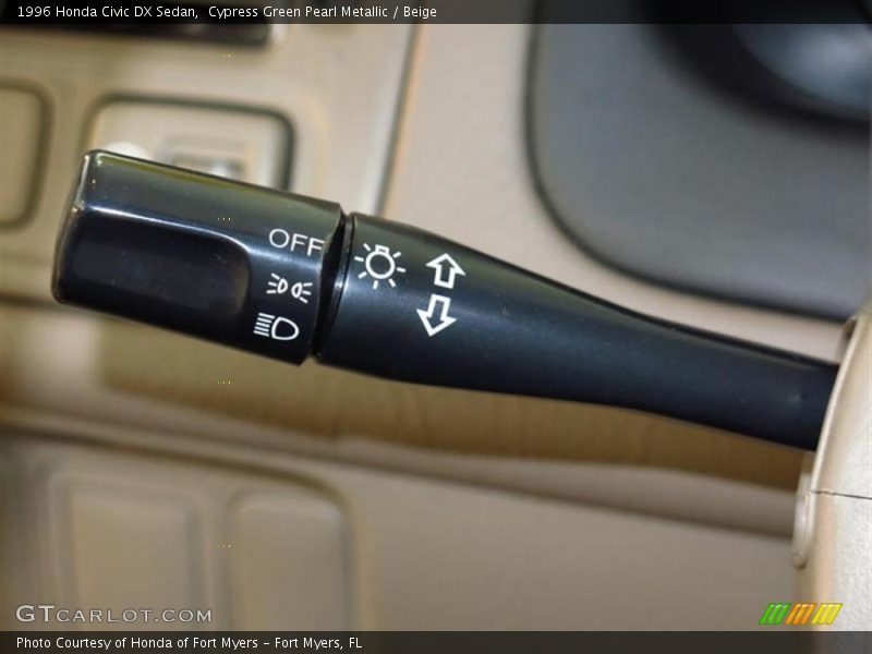 Controls of 1996 Civic DX Sedan