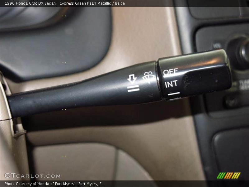 Controls of 1996 Civic DX Sedan