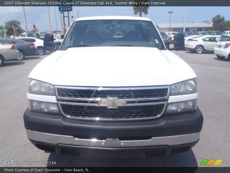 Summit White / Dark Charcoal 2007 Chevrolet Silverado 2500HD Classic LT Extended Cab 4x4