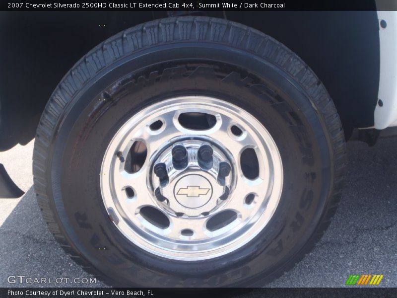 Summit White / Dark Charcoal 2007 Chevrolet Silverado 2500HD Classic LT Extended Cab 4x4