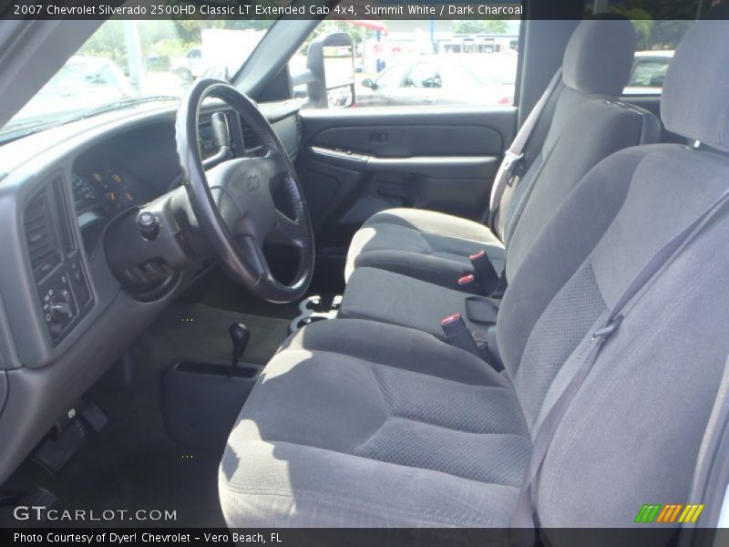 Summit White / Dark Charcoal 2007 Chevrolet Silverado 2500HD Classic LT Extended Cab 4x4
