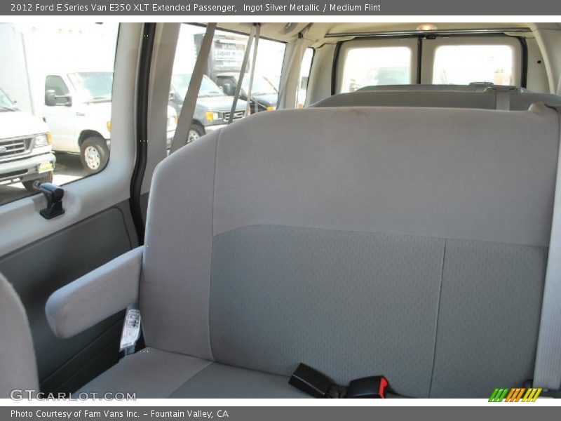 Ingot Silver Metallic / Medium Flint 2012 Ford E Series Van E350 XLT Extended Passenger