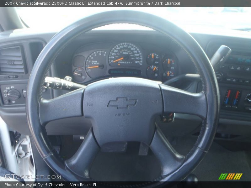 Summit White / Dark Charcoal 2007 Chevrolet Silverado 2500HD Classic LT Extended Cab 4x4