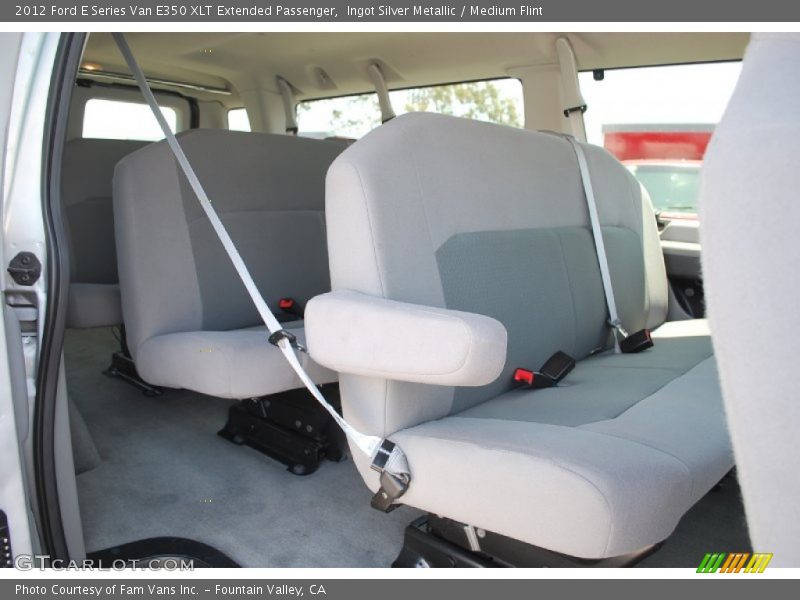 Ingot Silver Metallic / Medium Flint 2012 Ford E Series Van E350 XLT Extended Passenger