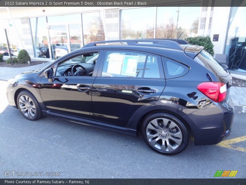 Obsidian Black Pearl / Black 2012 Subaru Impreza 2.0i Sport Premium 5 Door