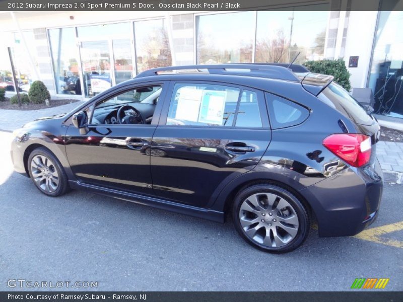 Obsidian Black Pearl / Black 2012 Subaru Impreza 2.0i Sport Premium 5 Door