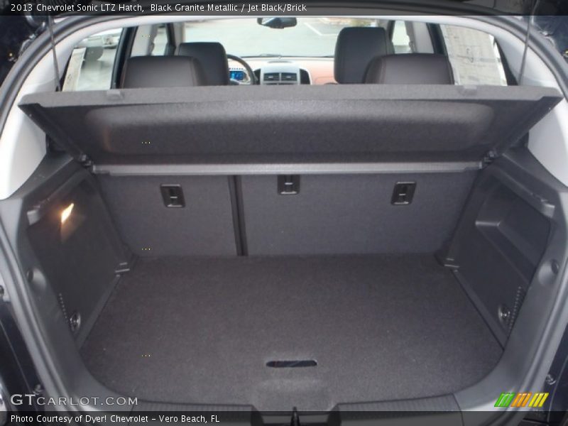 Black Granite Metallic / Jet Black/Brick 2013 Chevrolet Sonic LTZ Hatch