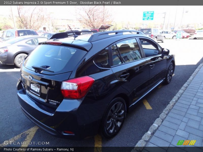 Obsidian Black Pearl / Black 2012 Subaru Impreza 2.0i Sport Premium 5 Door