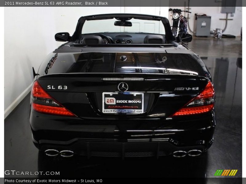 Black / Black 2011 Mercedes-Benz SL 63 AMG Roadster