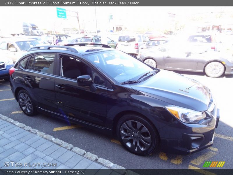 Obsidian Black Pearl / Black 2012 Subaru Impreza 2.0i Sport Premium 5 Door