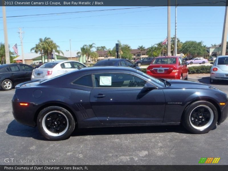 Blue Ray Metallic / Black 2013 Chevrolet Camaro LS Coupe