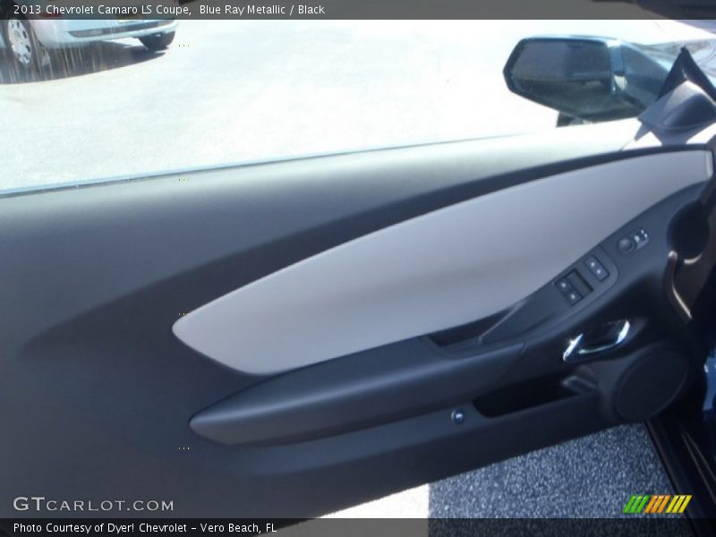 Blue Ray Metallic / Black 2013 Chevrolet Camaro LS Coupe