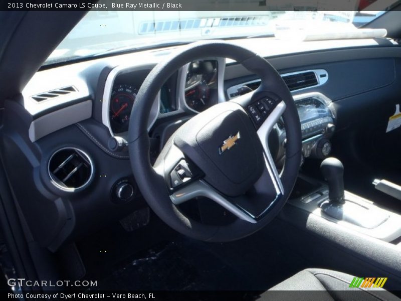 Blue Ray Metallic / Black 2013 Chevrolet Camaro LS Coupe