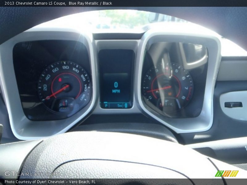 Blue Ray Metallic / Black 2013 Chevrolet Camaro LS Coupe