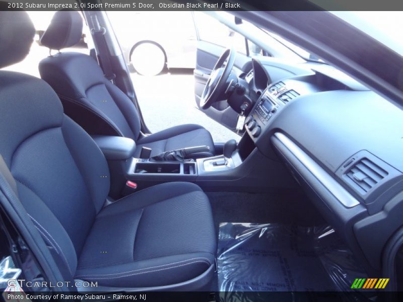 Obsidian Black Pearl / Black 2012 Subaru Impreza 2.0i Sport Premium 5 Door