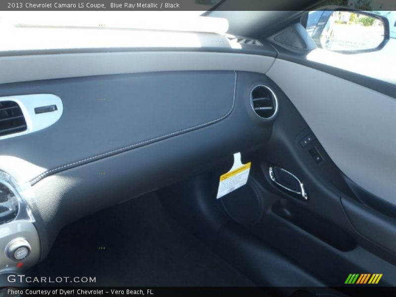 Blue Ray Metallic / Black 2013 Chevrolet Camaro LS Coupe