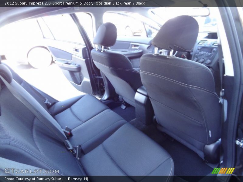 Rear Seat of 2012 Impreza 2.0i Sport Premium 5 Door