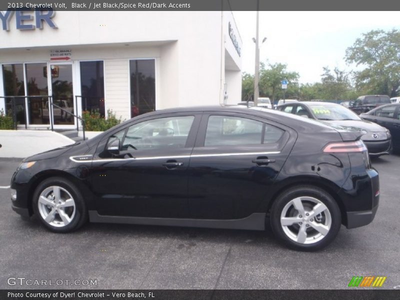 Black / Jet Black/Spice Red/Dark Accents 2013 Chevrolet Volt