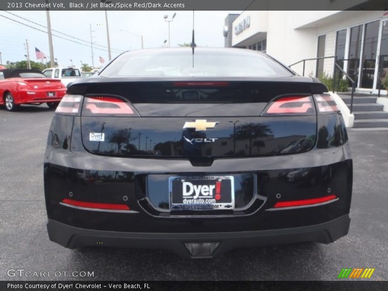 Black / Jet Black/Spice Red/Dark Accents 2013 Chevrolet Volt