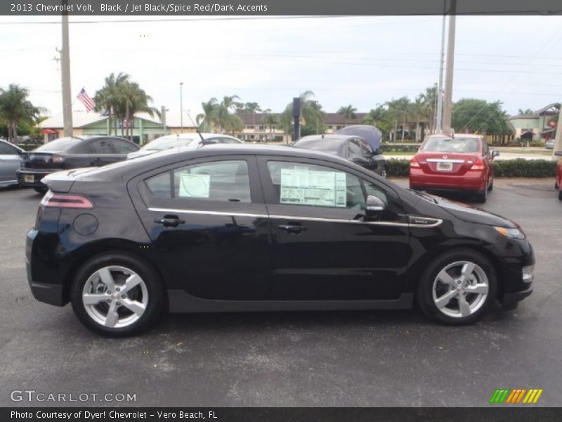 Black / Jet Black/Spice Red/Dark Accents 2013 Chevrolet Volt