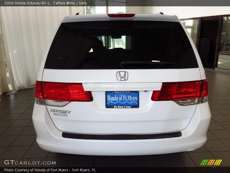 Taffeta White / Ivory 2009 Honda Odyssey EX-L