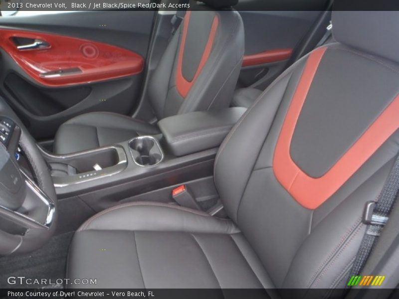 Front Seat of 2013 Volt 
