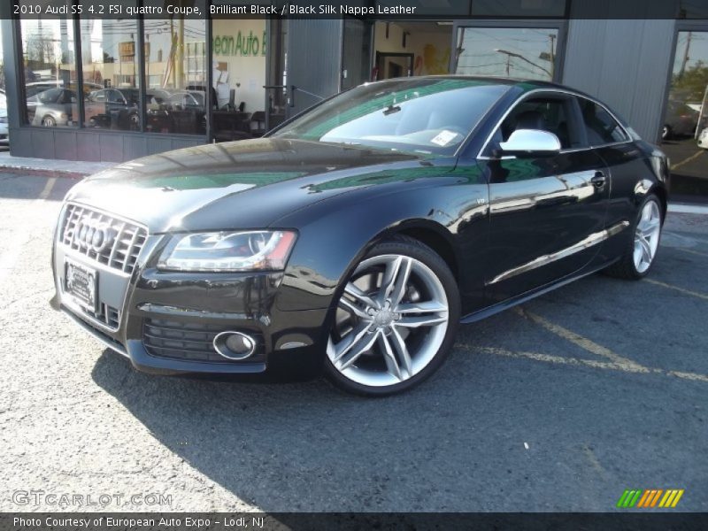 Brilliant Black / Black Silk Nappa Leather 2010 Audi S5 4.2 FSI quattro Coupe