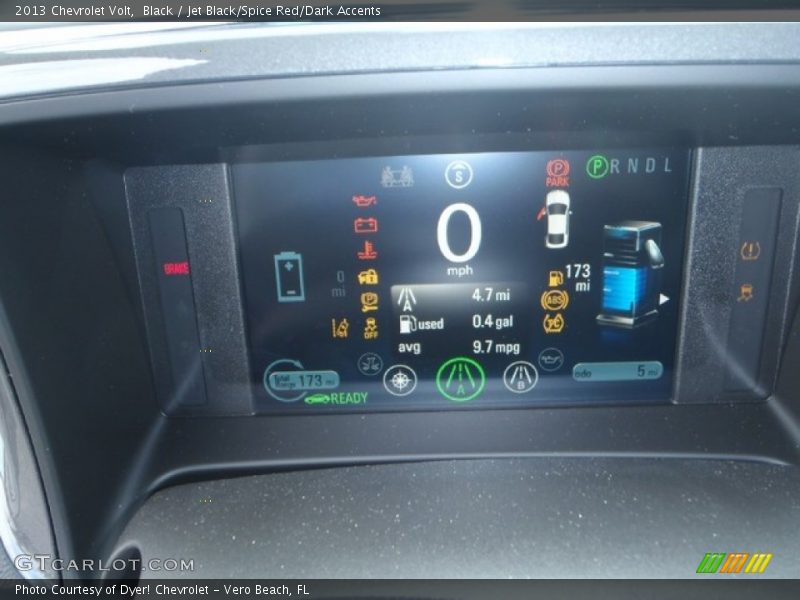Black / Jet Black/Spice Red/Dark Accents 2013 Chevrolet Volt