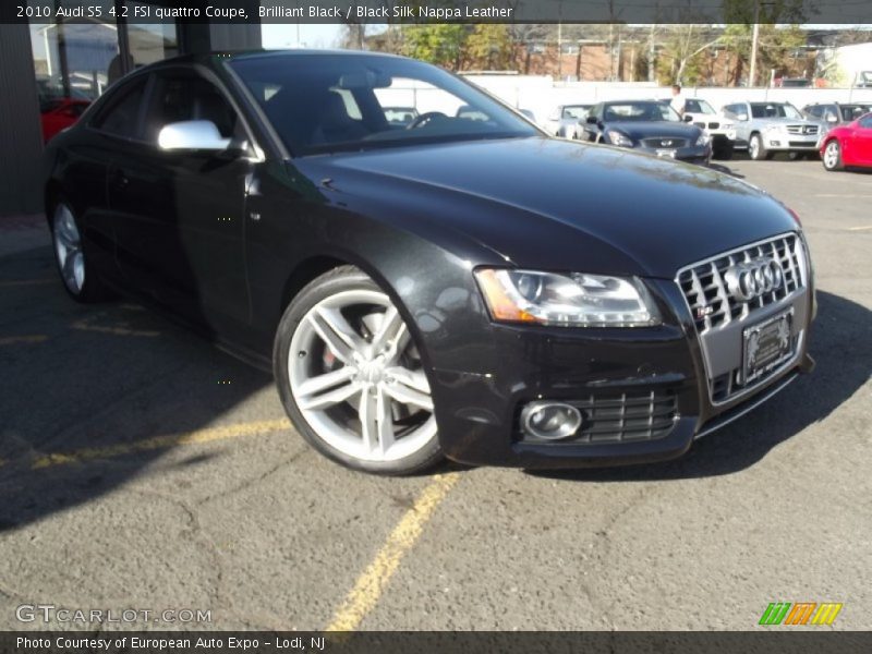 Brilliant Black / Black Silk Nappa Leather 2010 Audi S5 4.2 FSI quattro Coupe