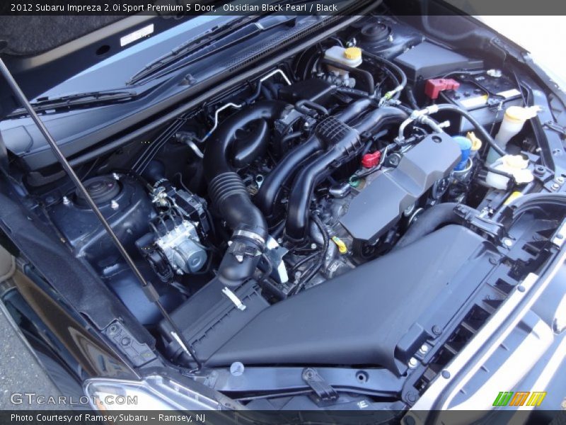  2012 Impreza 2.0i Sport Premium 5 Door Engine - 2.0 Liter DOHC 16-Valve Dual-VVT Flat 4 Cylinder