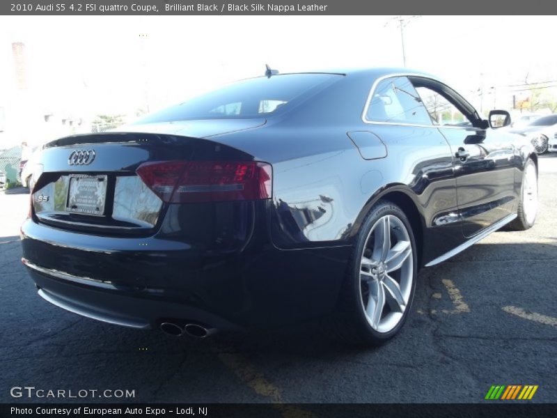 Brilliant Black / Black Silk Nappa Leather 2010 Audi S5 4.2 FSI quattro Coupe