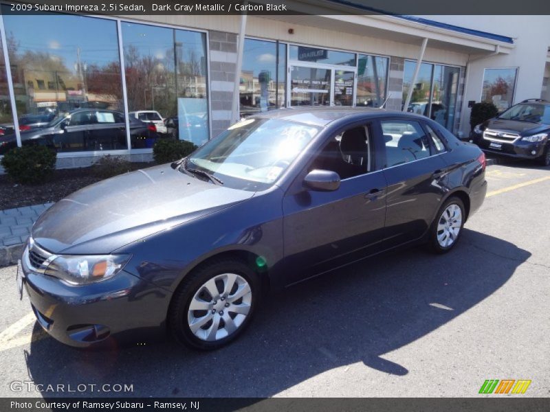 Dark Gray Metallic / Carbon Black 2009 Subaru Impreza 2.5i Sedan