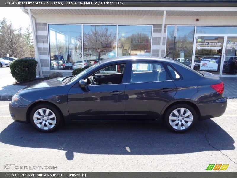 Dark Gray Metallic / Carbon Black 2009 Subaru Impreza 2.5i Sedan
