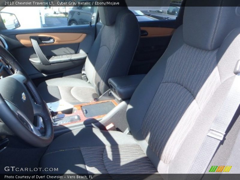 Cyber Gray Metallic / Ebony/Mojave 2013 Chevrolet Traverse LT
