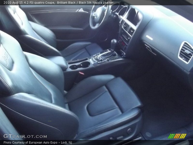 Brilliant Black / Black Silk Nappa Leather 2010 Audi S5 4.2 FSI quattro Coupe
