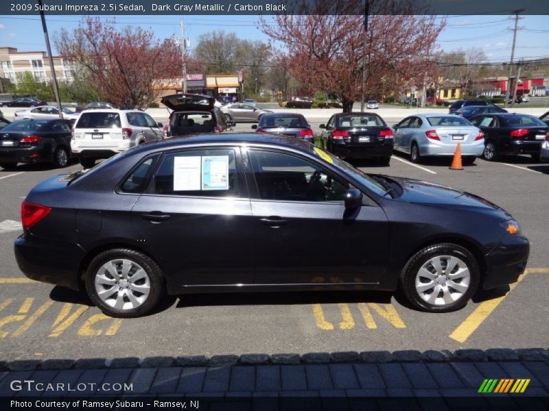 Dark Gray Metallic / Carbon Black 2009 Subaru Impreza 2.5i Sedan