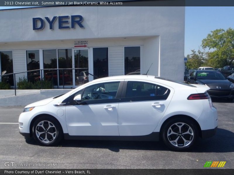 Summit White / Jet Black/Ceramic White Accents 2013 Chevrolet Volt