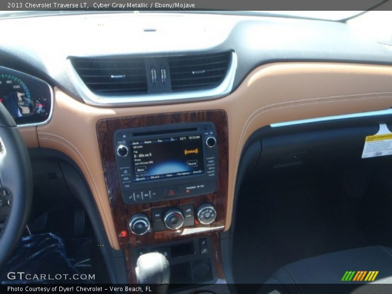 Cyber Gray Metallic / Ebony/Mojave 2013 Chevrolet Traverse LT
