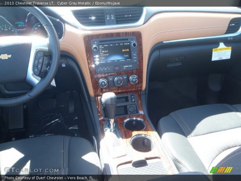 Cyber Gray Metallic / Ebony/Mojave 2013 Chevrolet Traverse LT