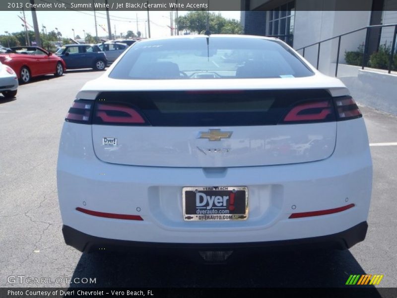 Summit White / Jet Black/Ceramic White Accents 2013 Chevrolet Volt